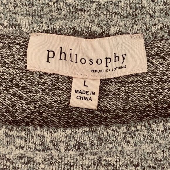 Philosophy Trafaluc Long Bell Sleeves Pullover Sweater Medium - Picture 7 of 12